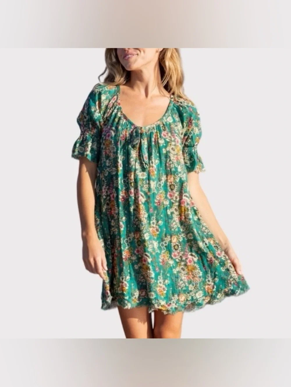 Natural Life Sienna Cotton Gauze Mini Dress